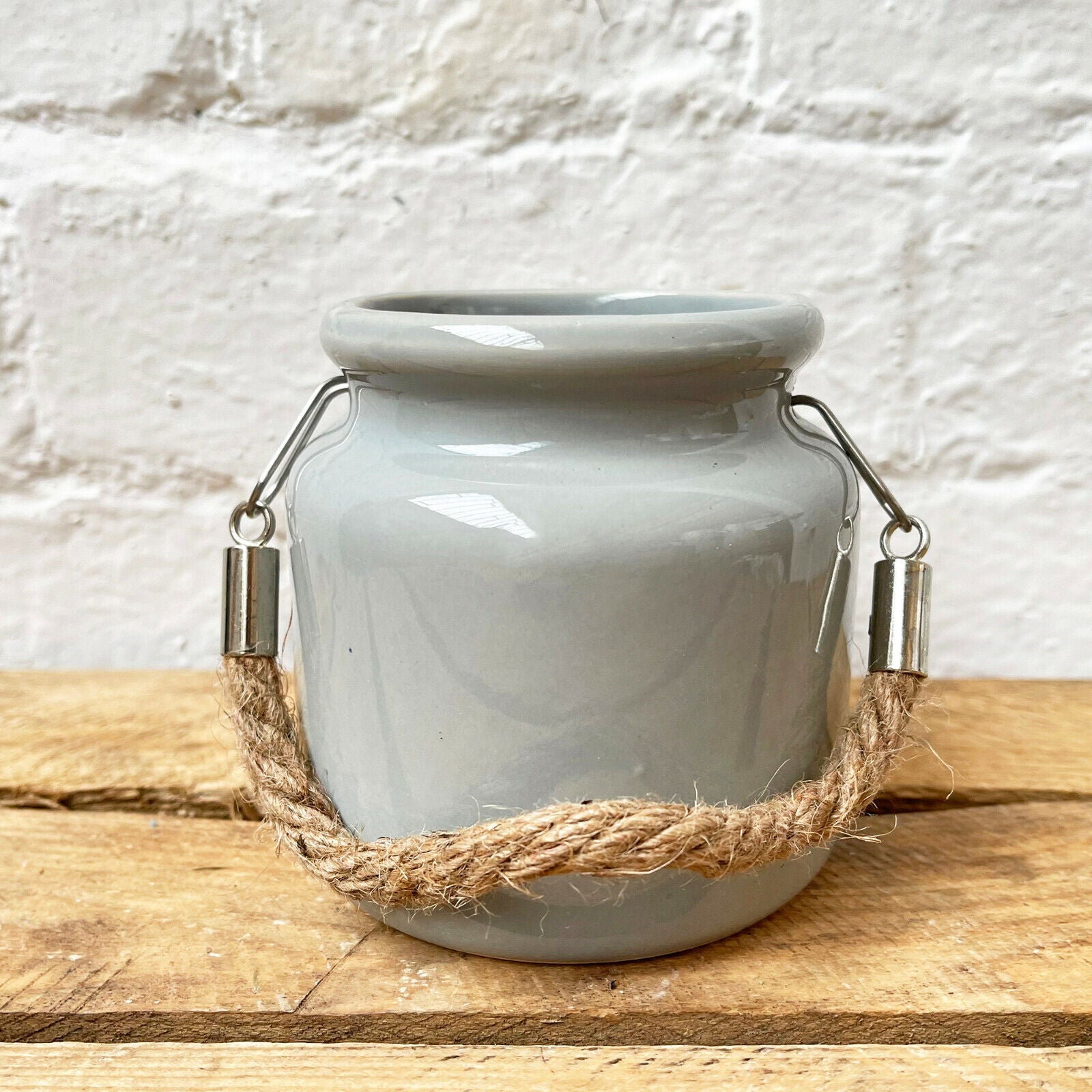 Grey Star Tealight Holder