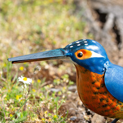 Metal Kingfisher Ornament