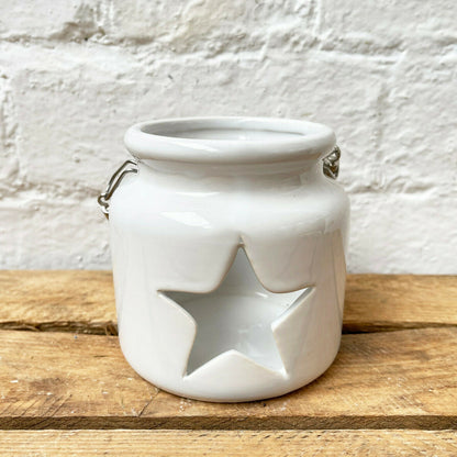 White Star Tealight Holder