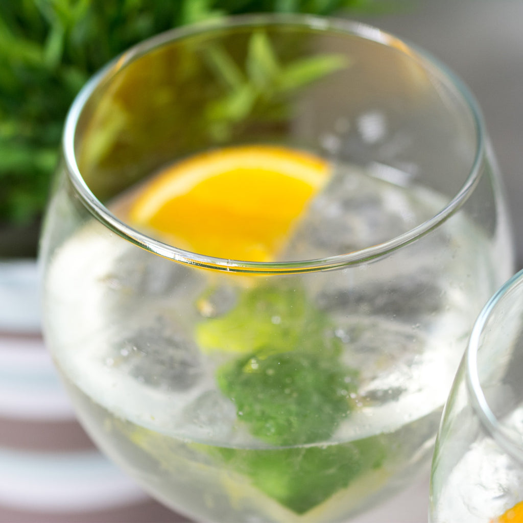 Set Of 2 Gin Balloon Glasses 65cl