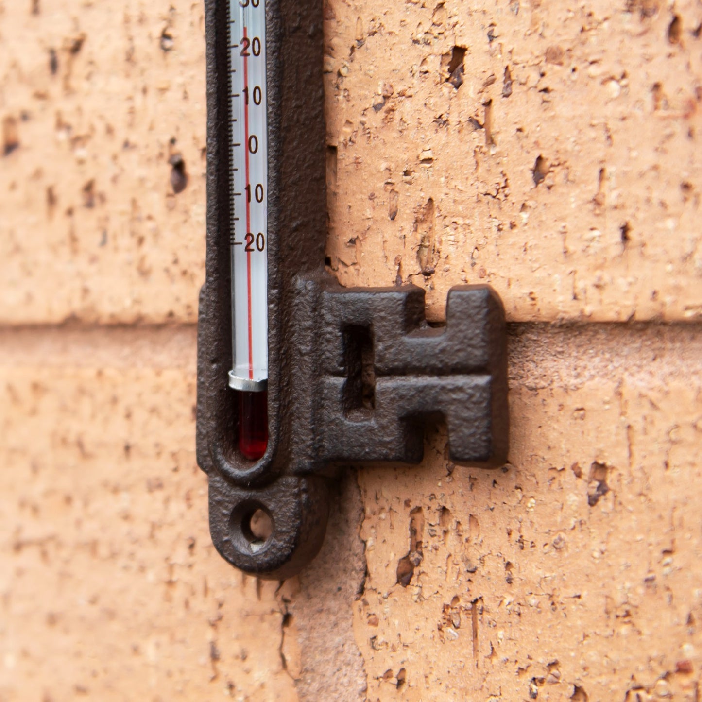 Cast Iron Key Garden Thermometer