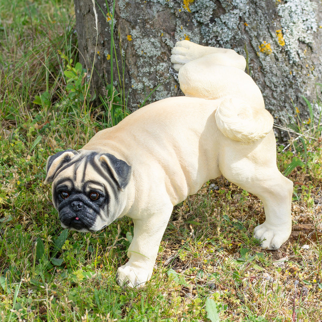 Resin Cocking Dog Ornament