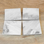 Set of 4 Grey Marble Coasters