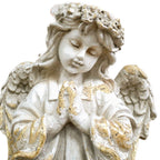 Distressed Angel Cherub Statue
