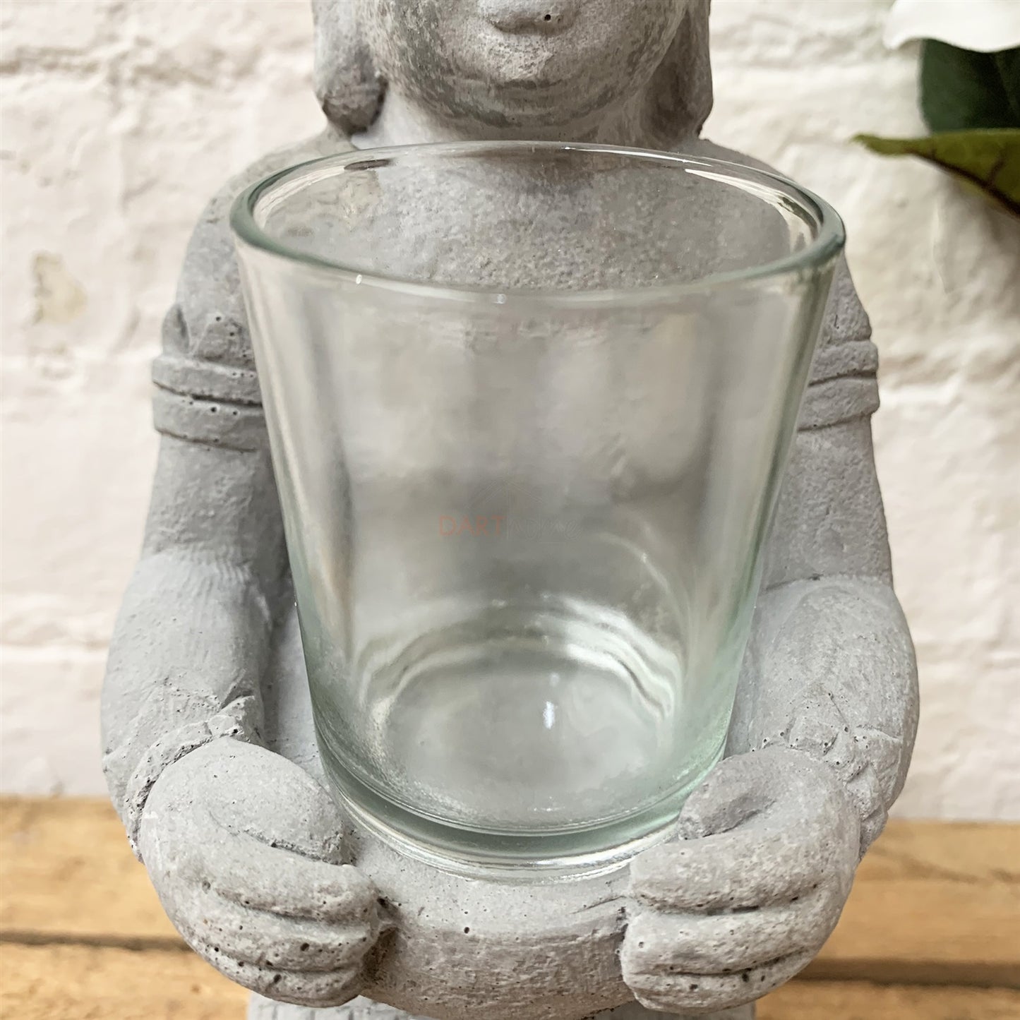 Cement Buddha Tea Light Holder