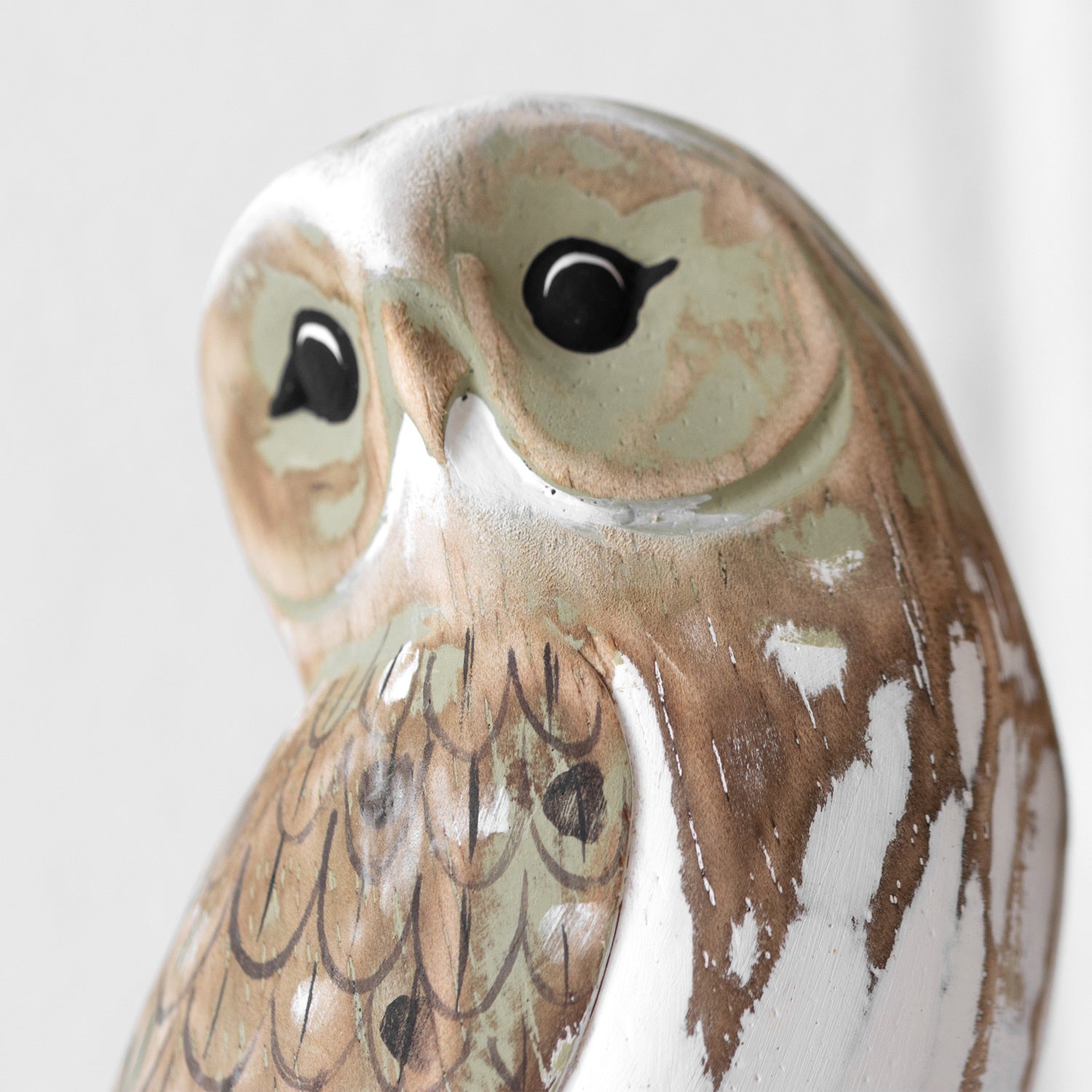 Barn Owl Pair On Root Perch Ornament