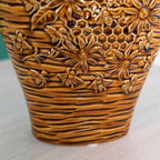 Goldene Bienenvase aus Keramik