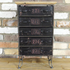 Industrial 5 Drawer Cabinet