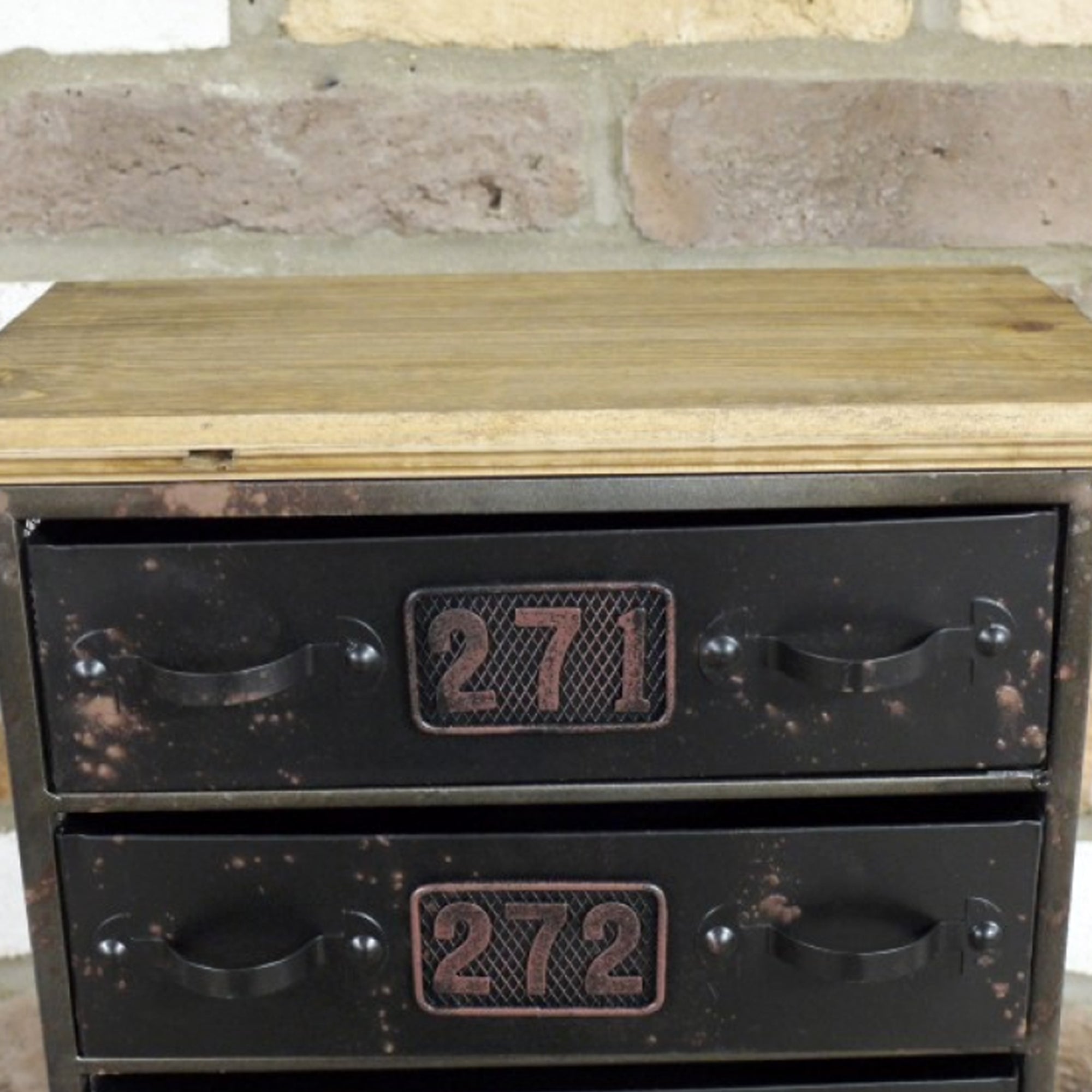 Industrial 5 Drawer Cabinet