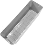 Set Of 4 Grey Long Rectangle Studio Baskets
