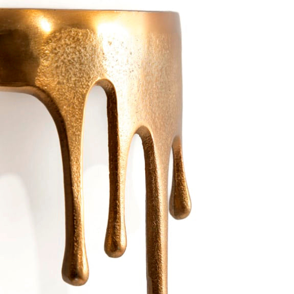Gold Drip Wall Shelf