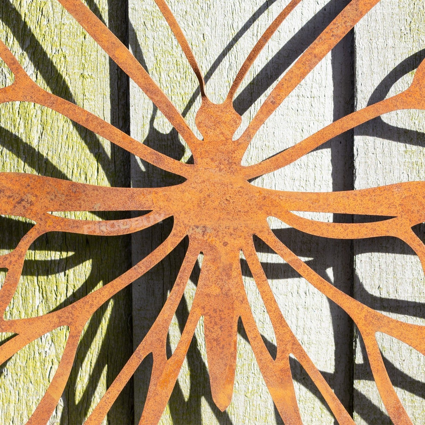 Rusted Metal Butterfly Silhouette Wall Art