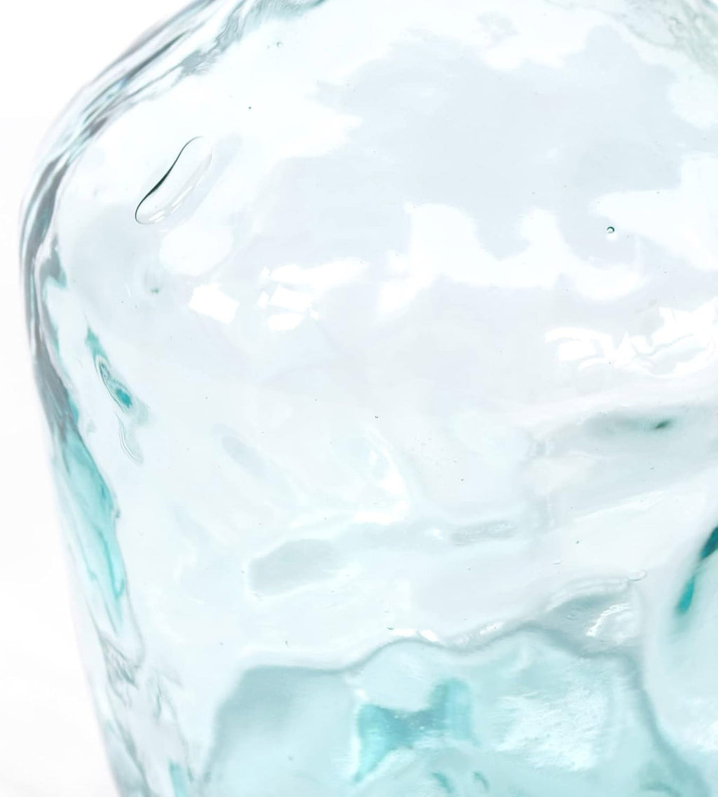 Clear 2 Litre Recycled Glass Vase