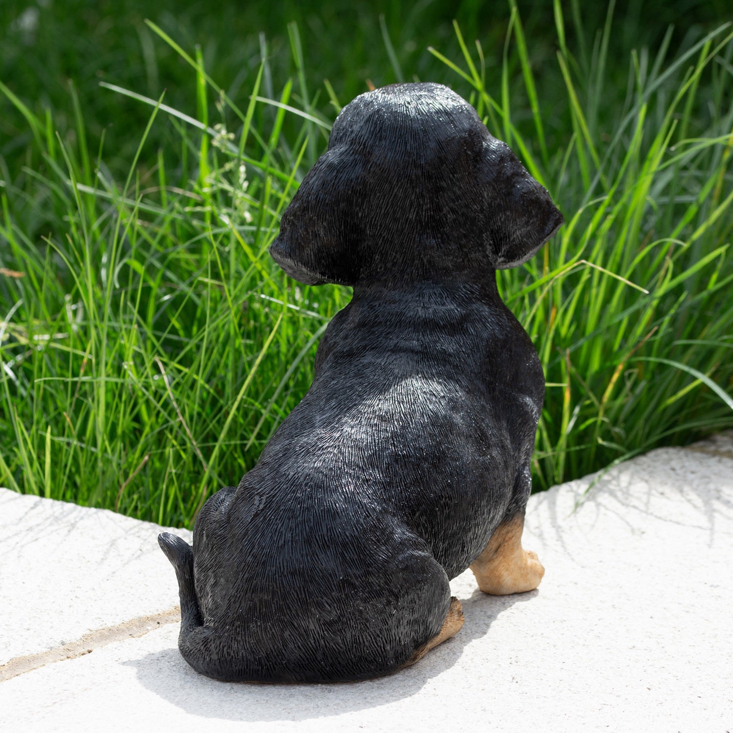 Black Dachshund Puppy Ornament