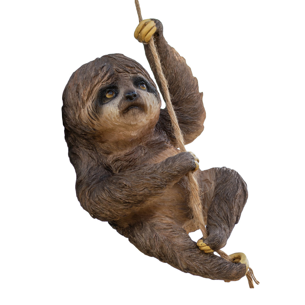 Hanging Sloth Sculpture