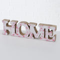 Pink Floral Home Sign