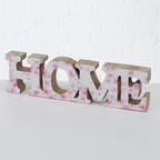 Pink Floral Home Sign