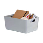 Set Of 4 Grey Studio Storage Baskets