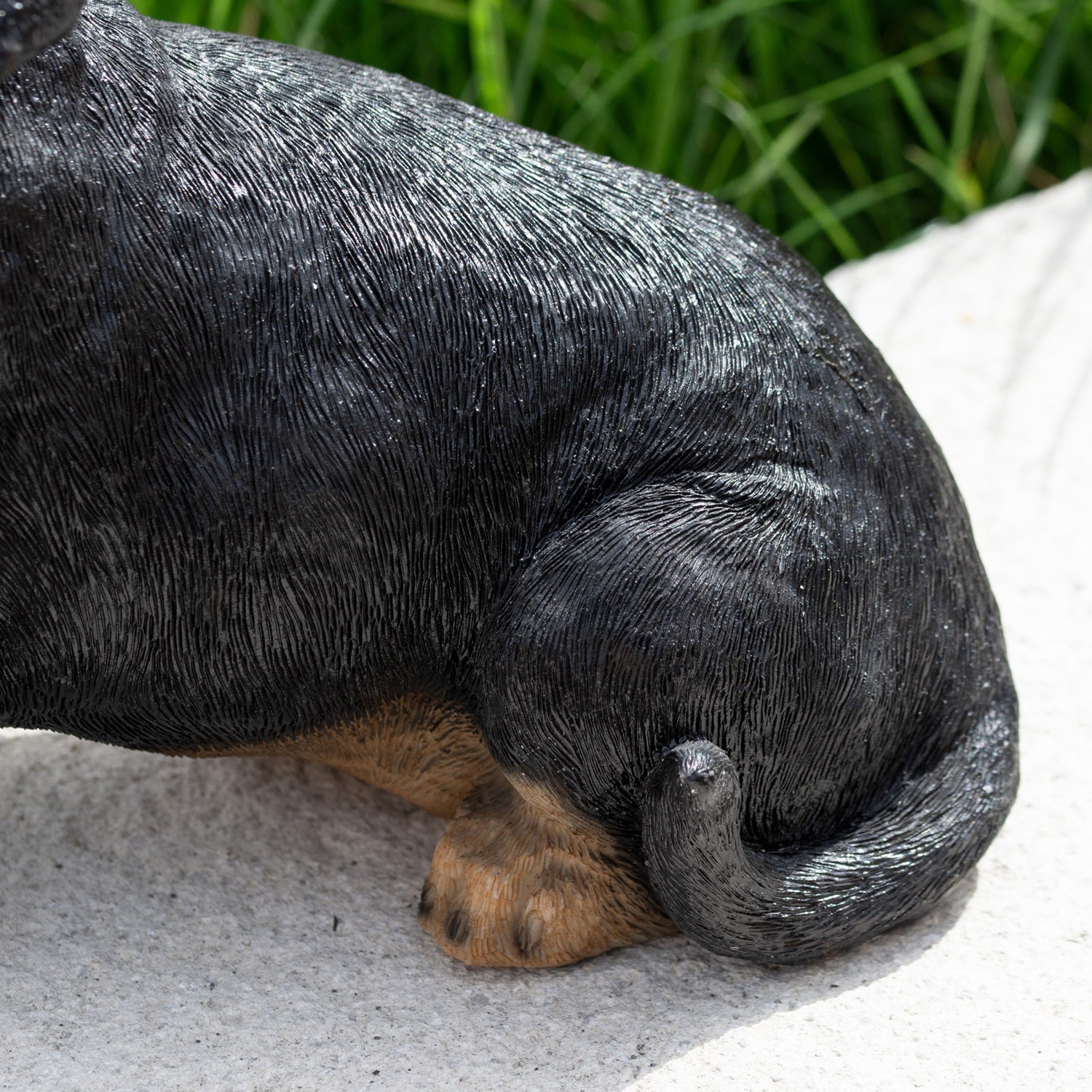Black Dachshund Puppy Ornament