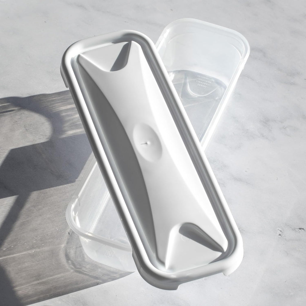 Set Of 4 Rectangle 1.2L Bacon Storage Containers