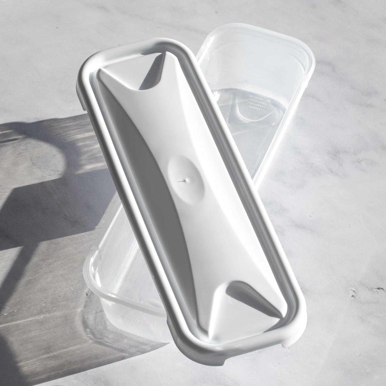 Set Of 4 Rectangle 1.2L Bacon Storage Containers