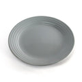 Set Of 4 Grey Ribbed Side Plates
