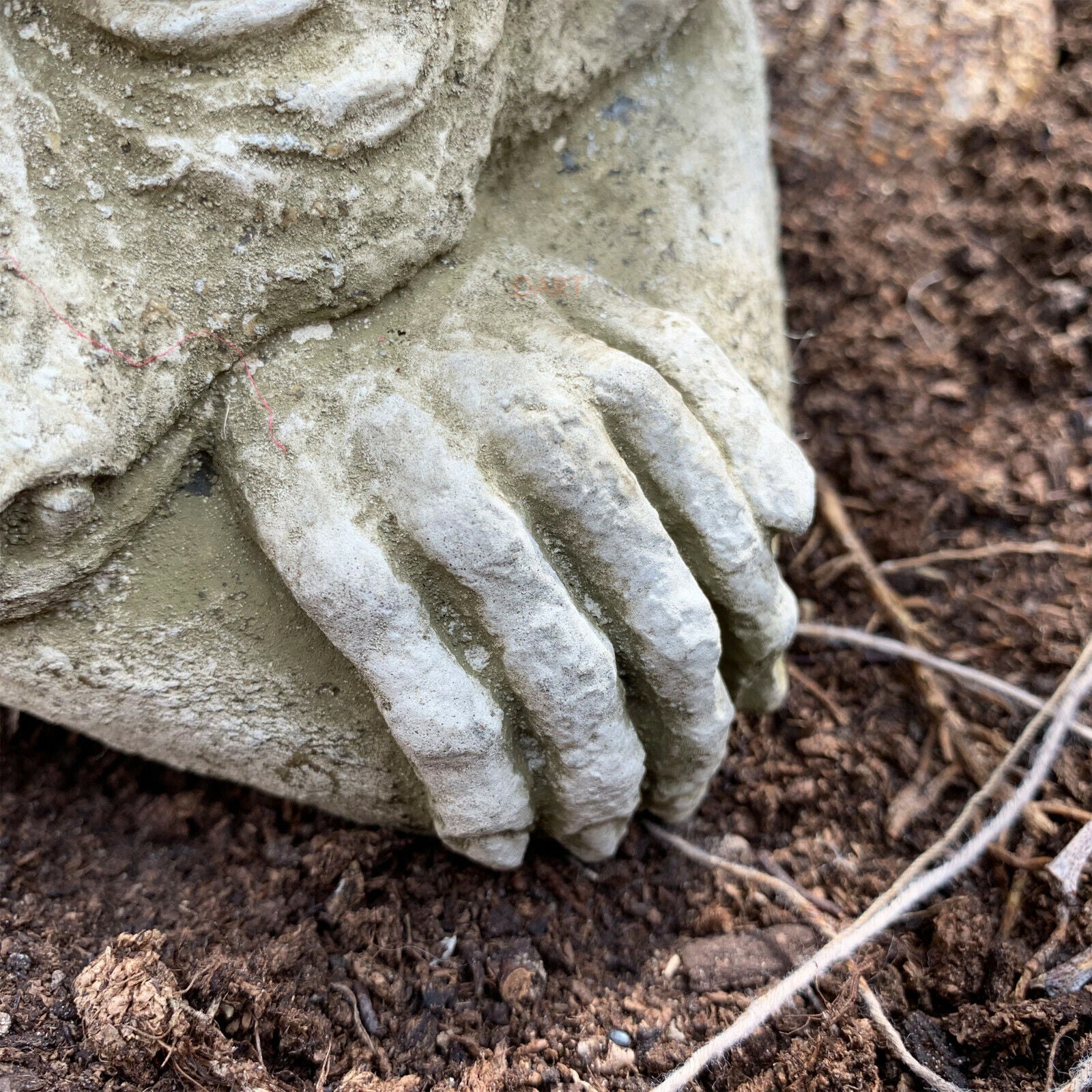 Stone Moody Gremlin Wall Garden Sculpture