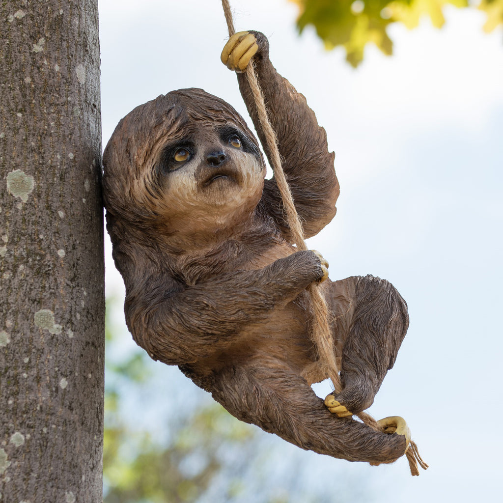Hanging Sloth Sculpture
