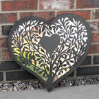 Love Heart Silhouette Garden Mirror