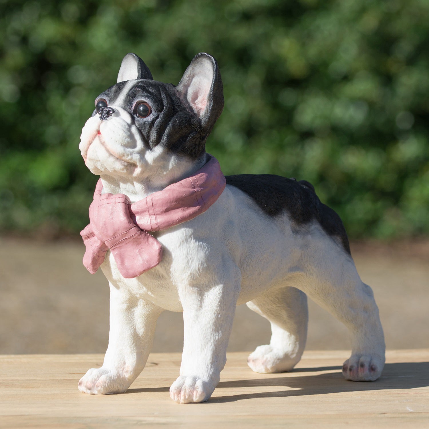 Pink Scarf French Bulldog Ornament