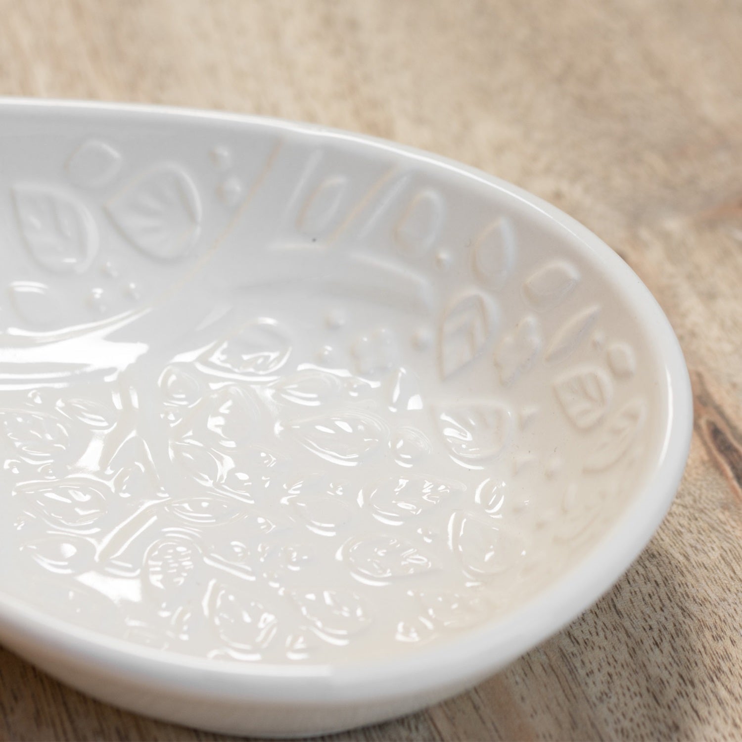 White In The Forest Spoon Rest