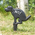 Cast Iron No Fouling Dog Sign