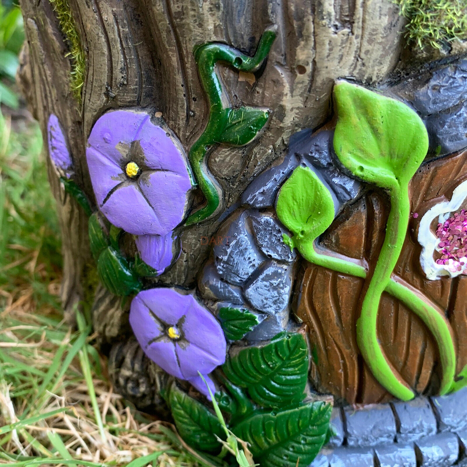 Cement Fairy House Garden Planter Large
