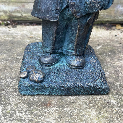 Bronze Mr Badger Figurine