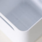 Set Of 5 White Square 10cm Studio Baskets