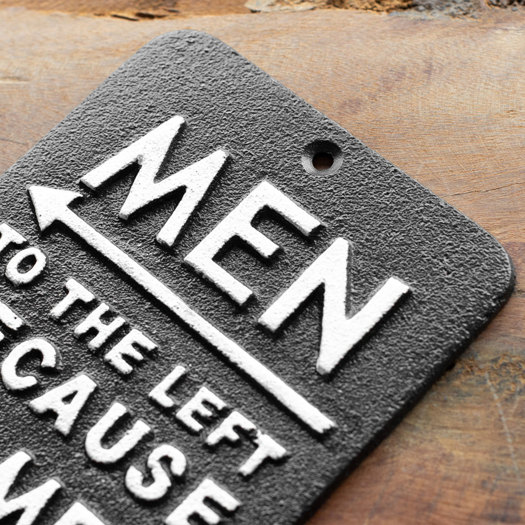 Women Are Always Right Cast Iron Wall Sign