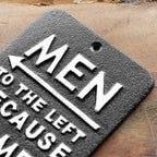 Women Are Always Right Cast Iron Wall Sign