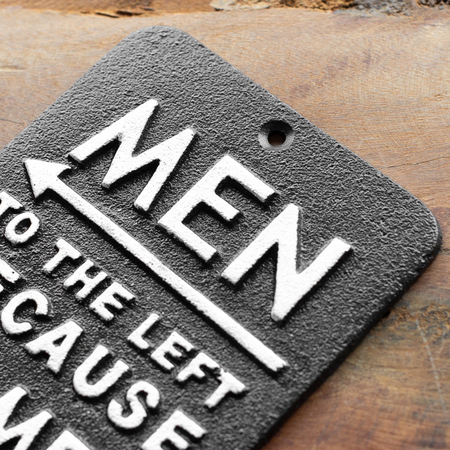 Women Are Always Right Cast Iron Wall Sign