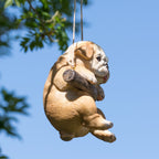 Hanging Bulldog Garden Ornament