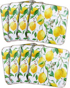Set mit 8 Tischsets und Untersetzern von Lemon Grove