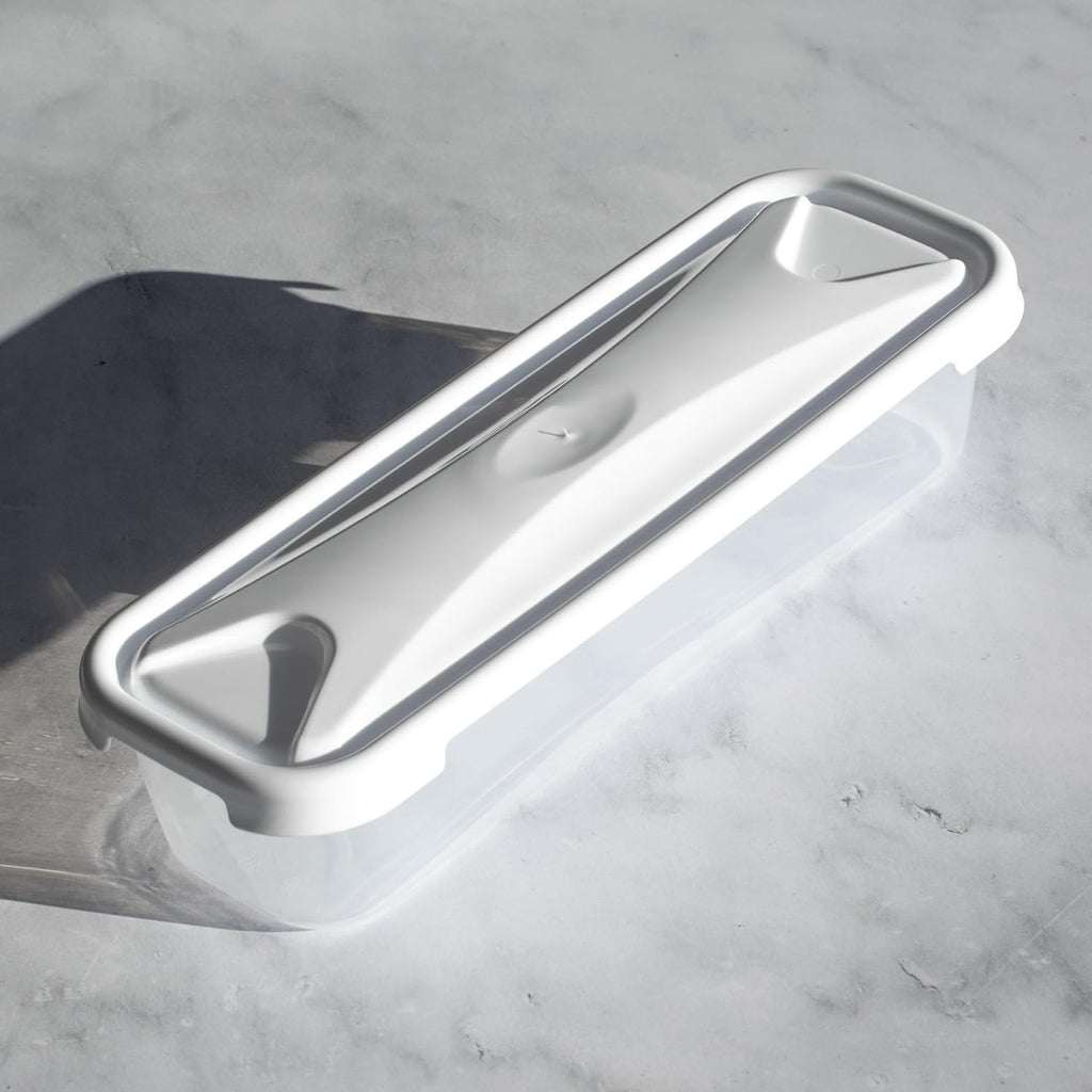 Set Of 4 Rectangle 1.2L Bacon Storage Containers