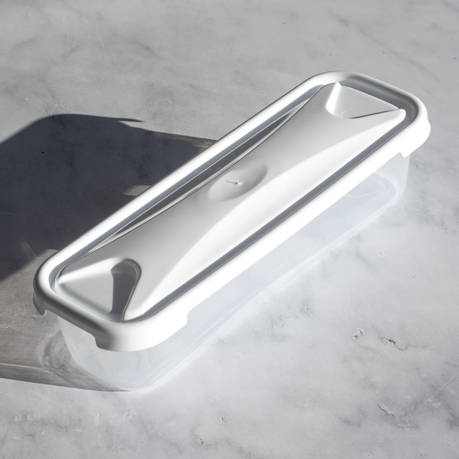 Set Of 4 Rectangle 1.2L Bacon Storage Containers
