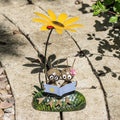 Ant Couple Reading Garden Ornament