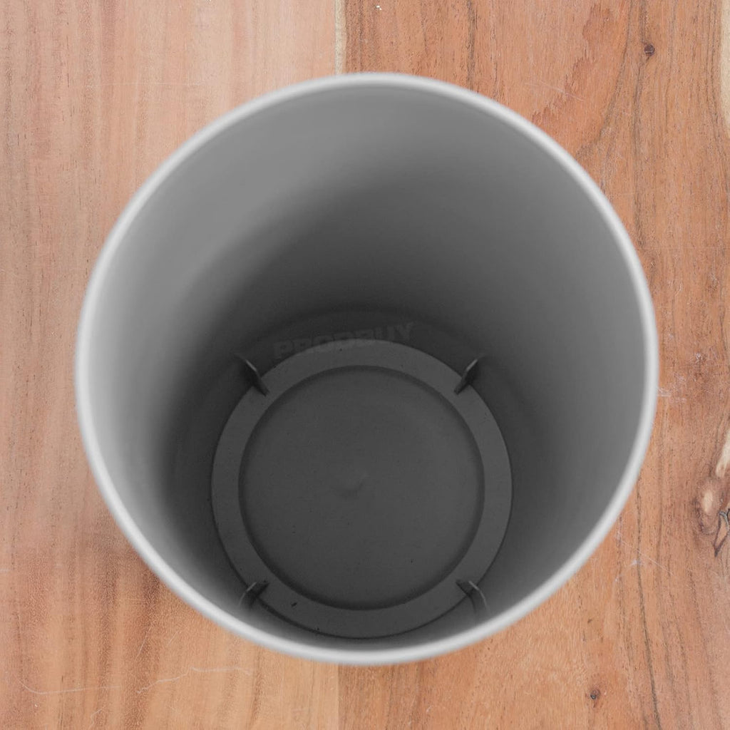 Set Of 4 Grey Tall Round Planter Covers
