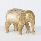Gold Indian Elephant Figurine A