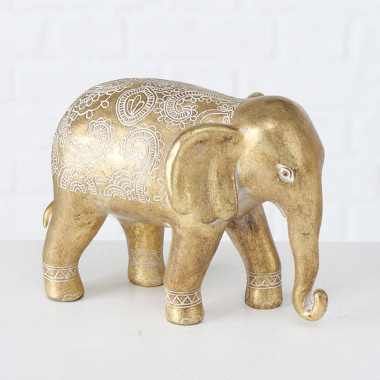 Goldene indische Elefantenfigur A
