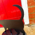 British Steel Cat Garden Boot Scraper