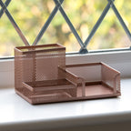 Rose Gold Stationery Holder