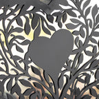 Love Heart Silhouette Garden Mirror