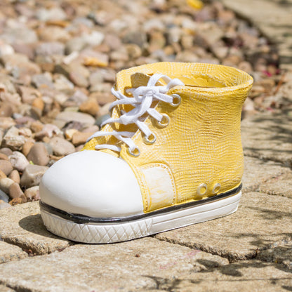 Yellow Small Shoe Boot Planter